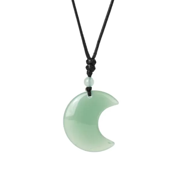 Collier en forme de demi-lune- Pierres naturelles – Image 7