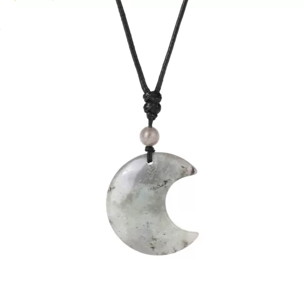 Collier en forme de demi-lune- Pierres naturelles – Image 11