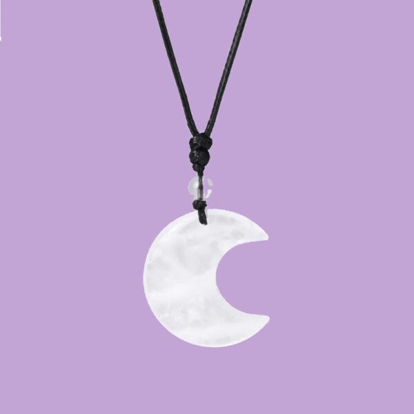 Collier en forme de demi-lune- Pierres naturelles – Image 4