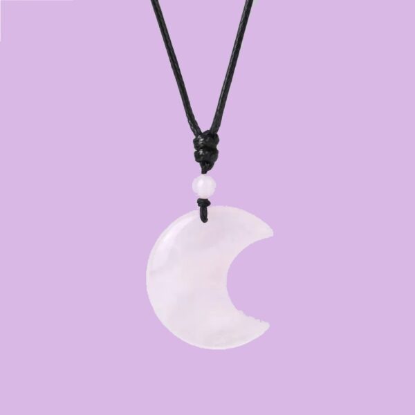 Collier en forme de demi-lune- Pierres naturelles – Image 12