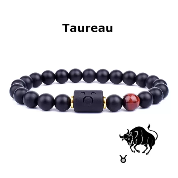 Bracelet Onyx - œil de taureau
