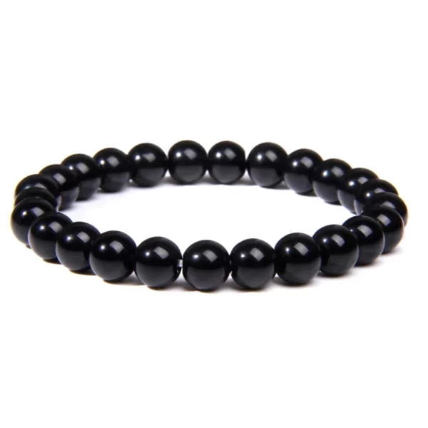 Bracelet pierre semi précieuse - Onyx