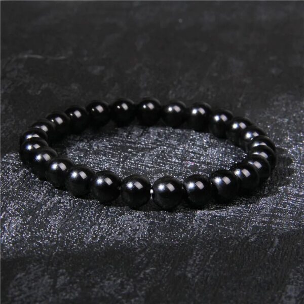 Bracelet pierre semi précieuse - Onyx – Image 2
