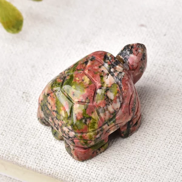 Animal totem- Tortue- Pierres naturelles – Image 17
