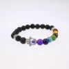 Bracelet 7 chakras- main de Fatima