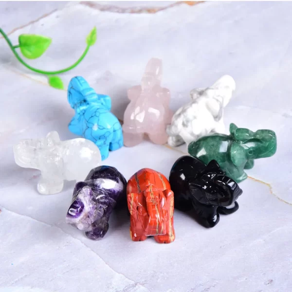 Animal totem- L'éléphant- Pierres naturelles