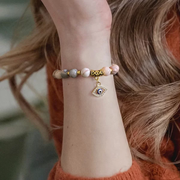 Bracelets femme- 3ième œil- Pierres naturelles – Image 6