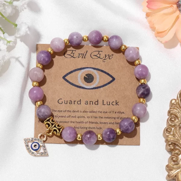 Bracelets femme- 3ième œil- Pierres naturelles – Image 3