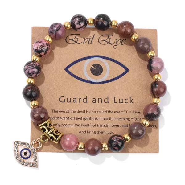 Bracelets femme- 3ième œil- Pierres naturelles – Image 8