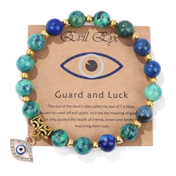 Bracelets femme- 3ième œil- Pierres naturelles – Image 11