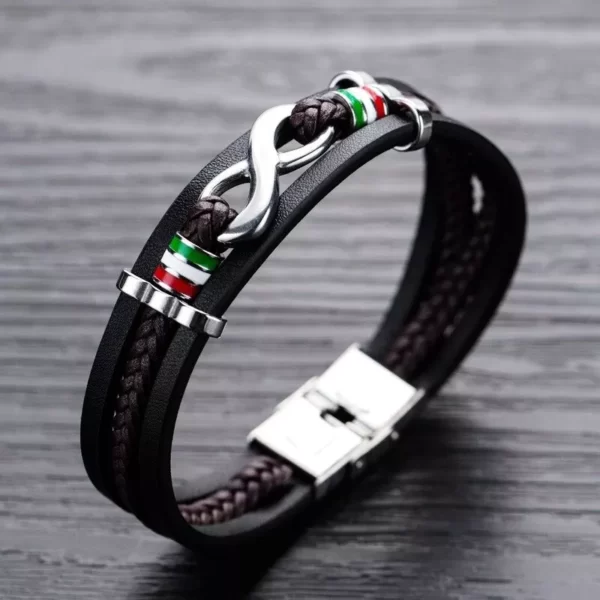 Bracelet Homme - Symboles spirituels - Infini – Image 4