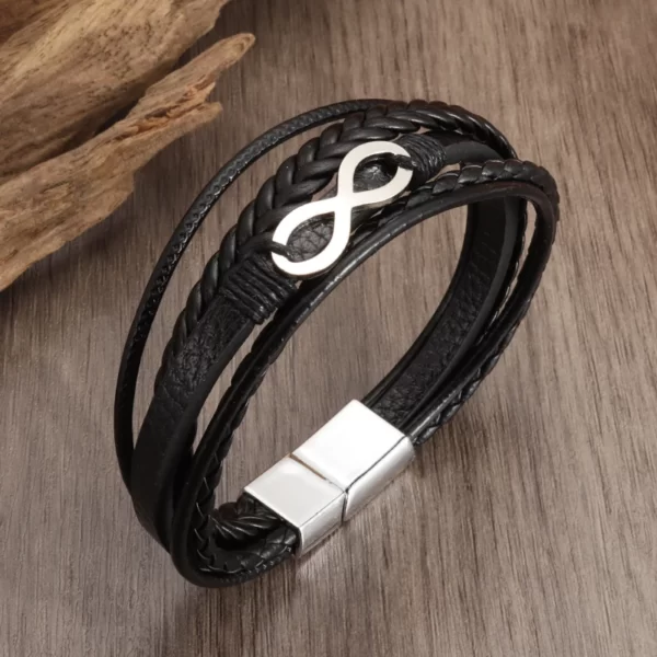 Bracelet Homme - Symboles spirituels - Infini – Image 7