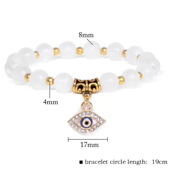 Bracelets femme- 3ième œil- Pierres naturelles – Image 2